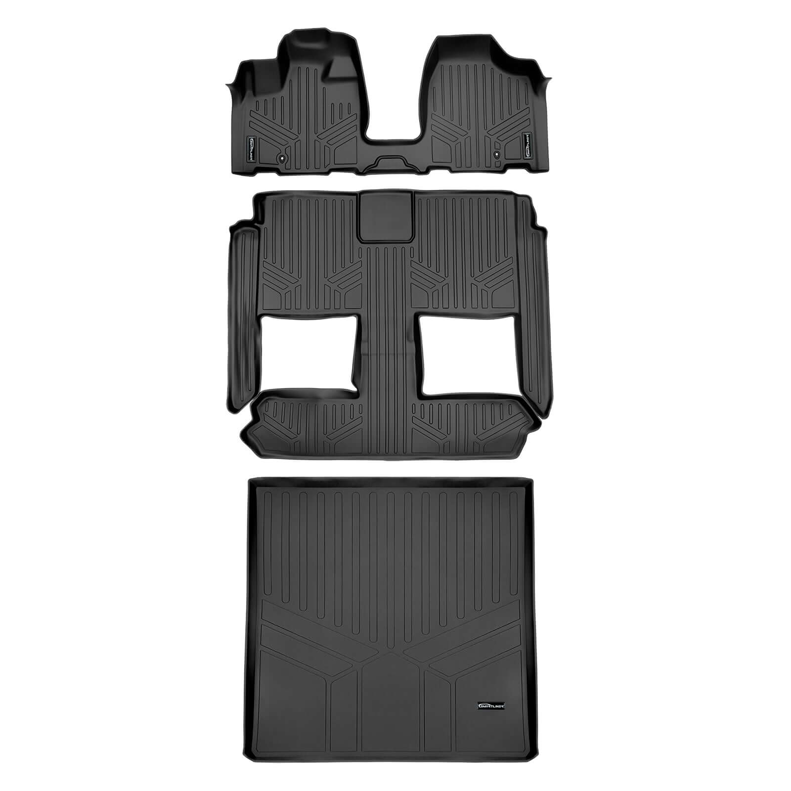 ToughPRO Floor Mats +3rd Row Black shops For Dodge Grand Caravan All Weather 2013-2020