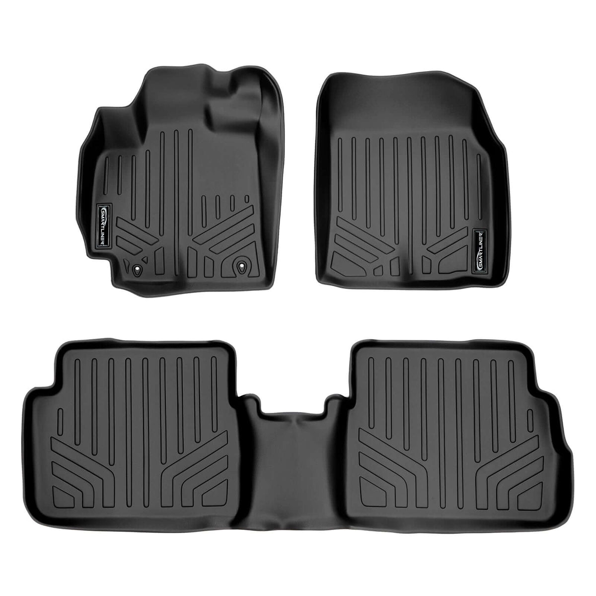 SMARTLINER Custom Fit Floor Liners For 2009-2013 Toyota Corolla (Automatic Transmission)