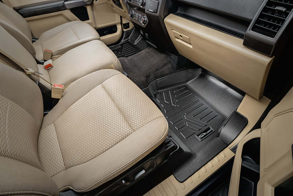 SMARTLINER Smart Coverage™ Custom Fit Floor Liners For 2015-2024 Ford F-150 SuperCrew Cab with 1st Row Bucket Seats