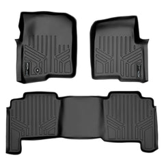 SMARTLINER Custom Fit Floor Liners For 2004-2008 Ford F-150 SuperCrew Cab / 2006-2008 Lincoln Mark LT Crew Cab