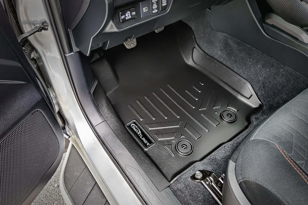 SMARTLINER Smart Coverage™ Custom Fit Floor Liners For 2018-2023 Toyota Tacoma with Manual Transmission