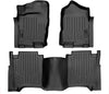 SMARTLINER Custom Fit Floor Liners For 2017-2022 Nissan Titan King Cab With No OTH coverage