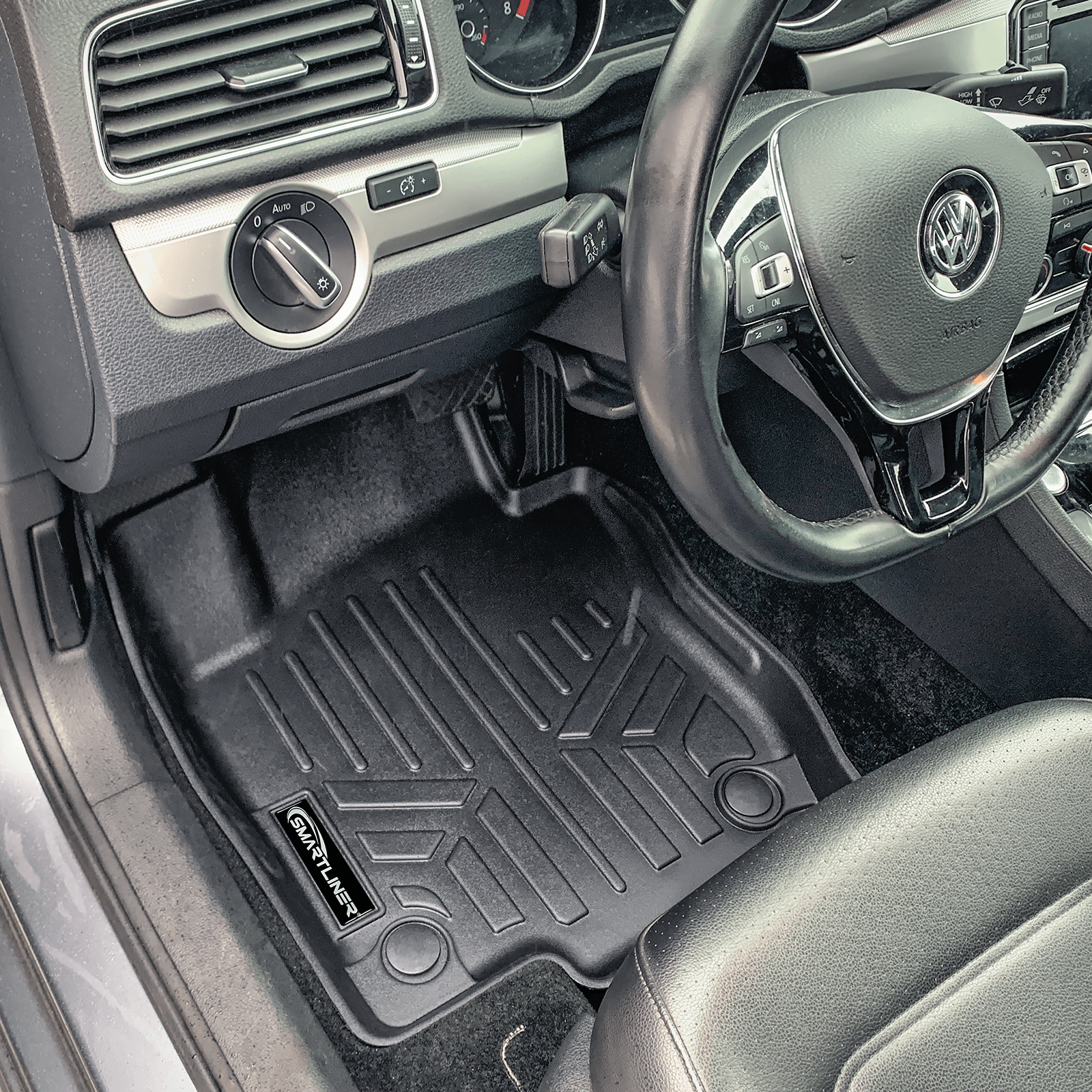 SMARTLINER Custom Fit Floor Liners For 2012-2019 Volkswagen Passat (Automatic Transmission)