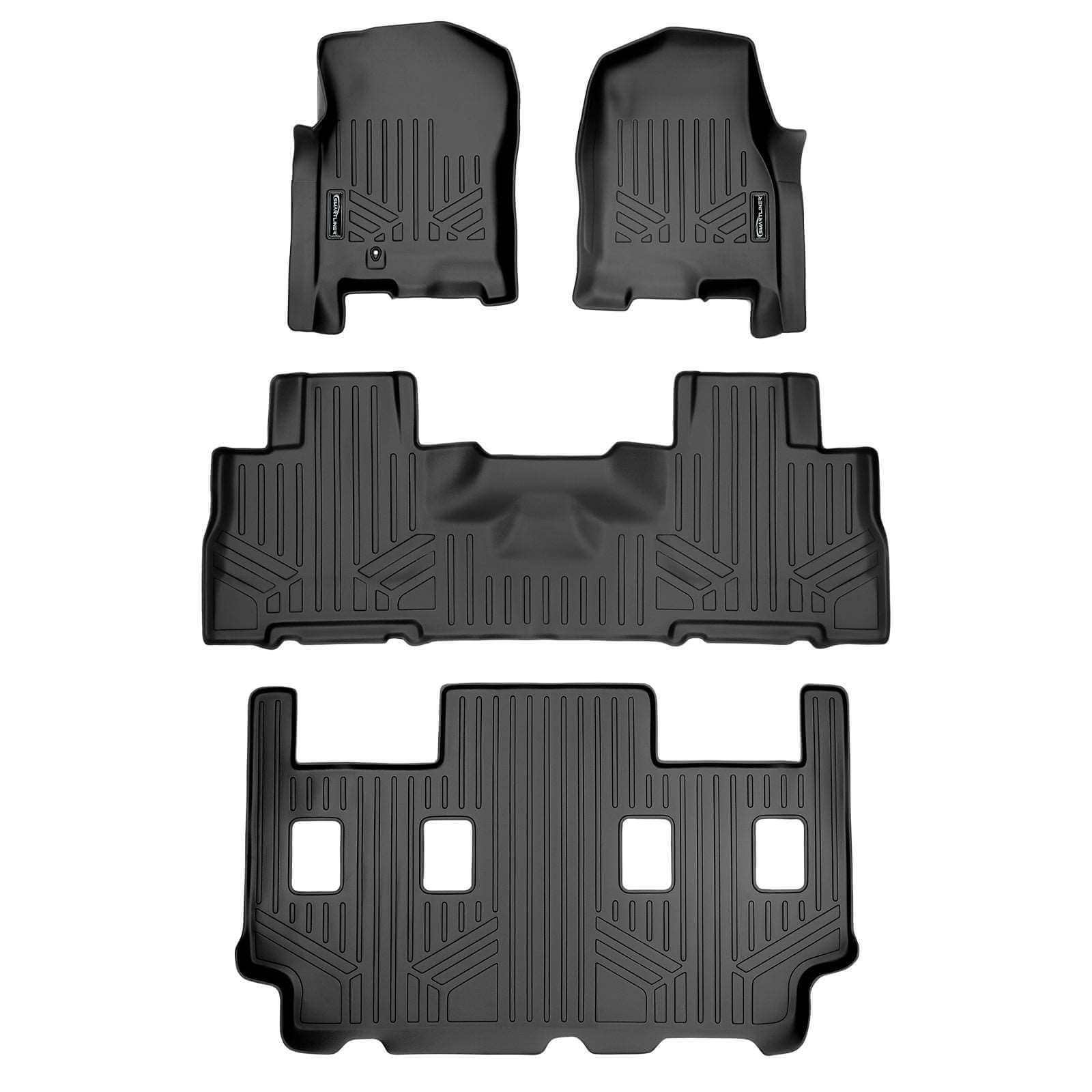 SMARTLINER Custom Fit for 2007-2010 Expedition EL / Navigator L (with 2nd Row Bucket Seats) - Smartliner USA