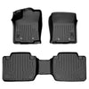 SMARTLINER Smart Coverage™ Custom Fit Floor Liners For 2018-2023 Toyota Tacoma Access Cab (Automatic Transmission)