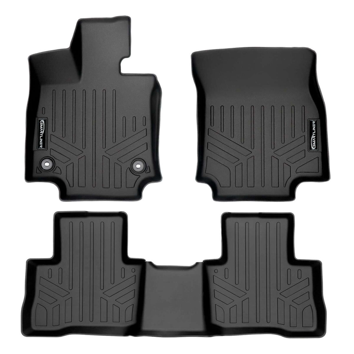 SMARTLINER Custom Fit Floor Liners For 2021-2024 Toyota RAV4 Prime (Without Subwoofer in Cargo Area)