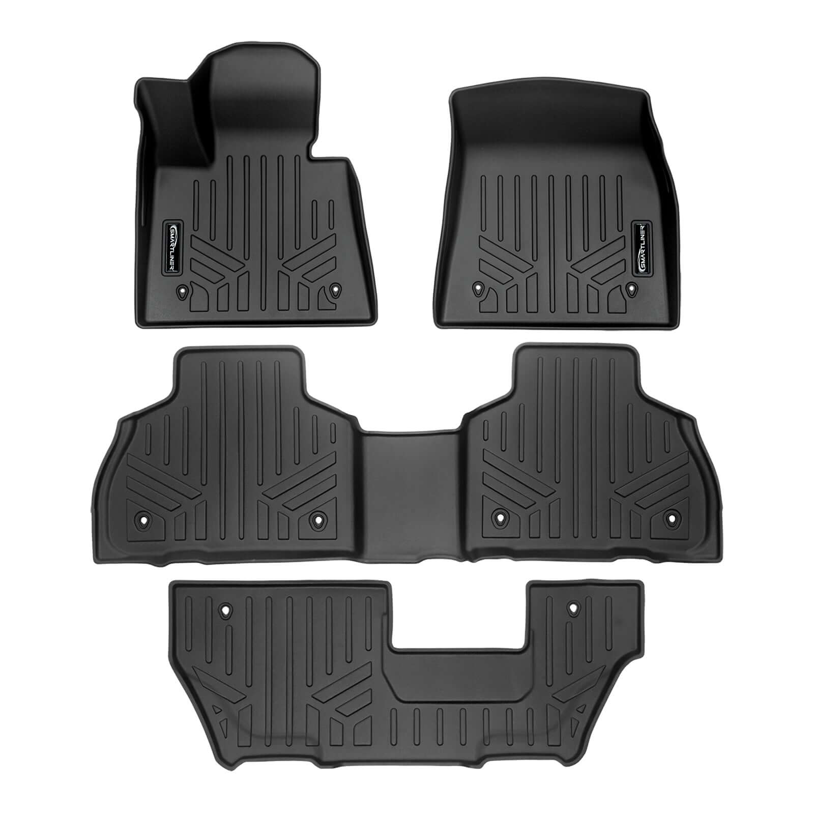 SMARTLINER Custom Fit Floor Liners For 2019-2025 BMW X7