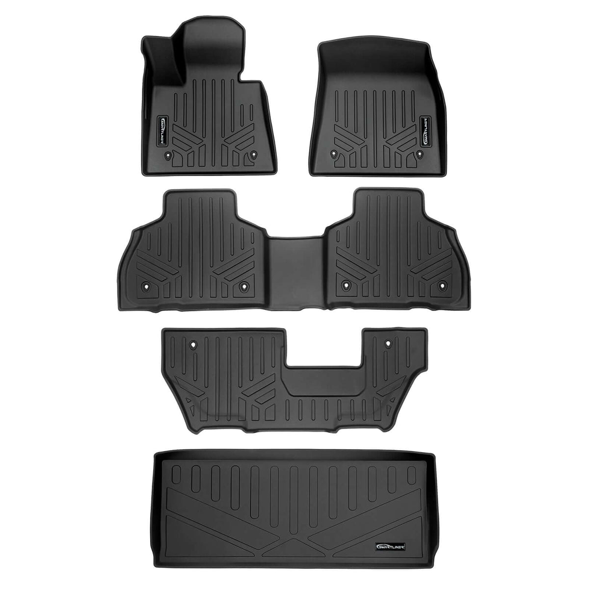 SMARTLINER Custom Fit Floor Liners For 2019-2025 BMW X7