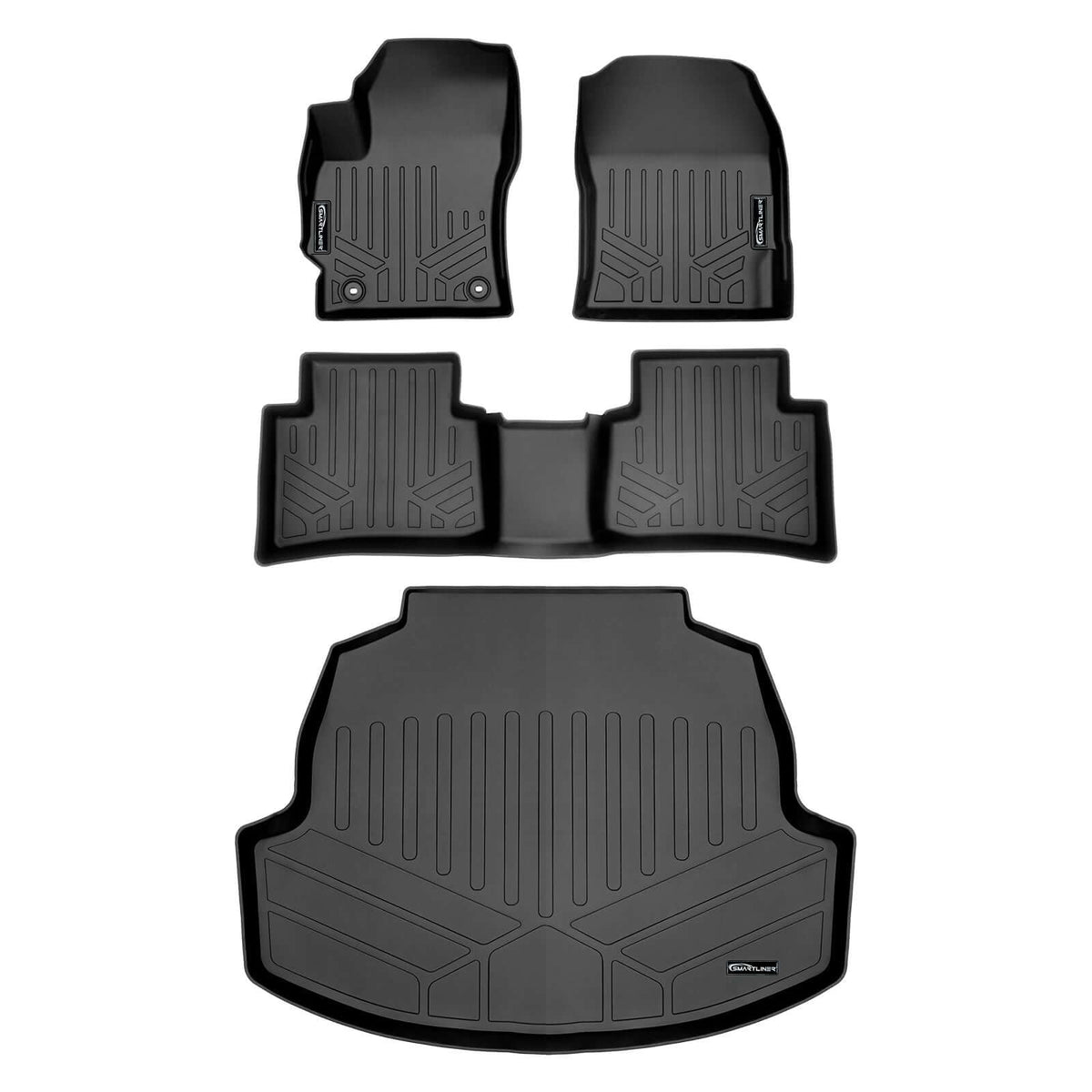 SMARTLINER Custom Fit Floor Liners For 2020-2024 Toyota Corolla Sedan (Hybrid Model)