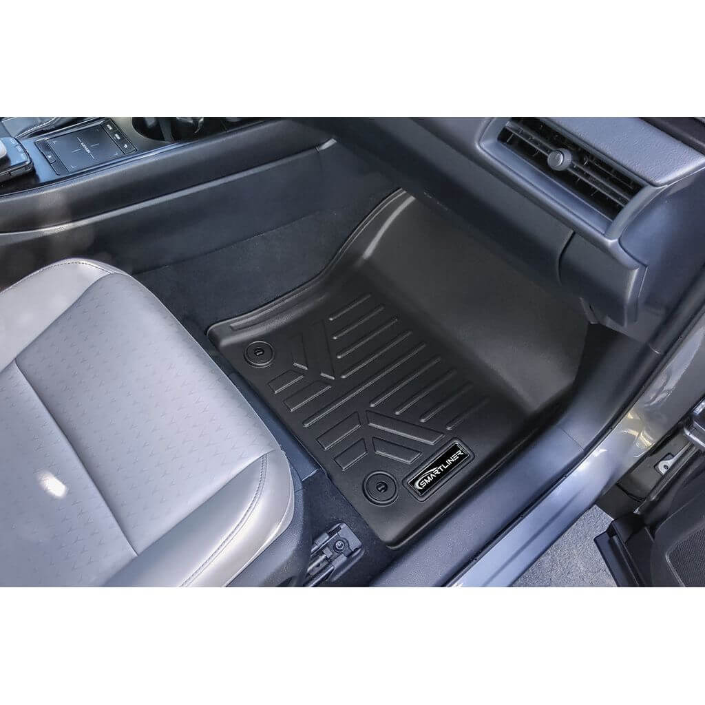 SMARTLINER Custom Fit Floor Liners For 2019-2024 Lexus UX Hybrid (Only Fits Models With Subwoofer in Cargo Area)