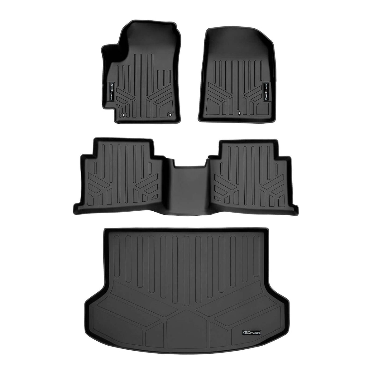 SMARTLINER Custom Fit Floor Liners For 2021-2023 Kia Seltos Lower Cargo Position