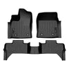 SMARTLINER Custom Fit Floor Liners For 2022-2024 Toyota Tundra (Extended Cab/ Double Cab) with Underseat Storage