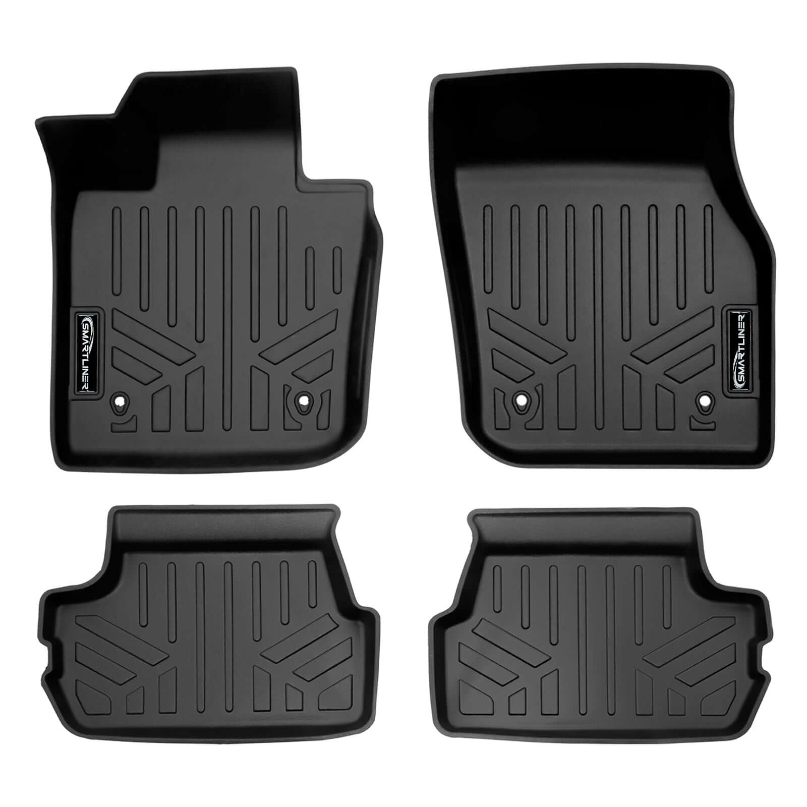 SMARTLINER Custom Fit Floor Liners For 2022-2024 MINI Hardtop 2-Door Automatic Transmission