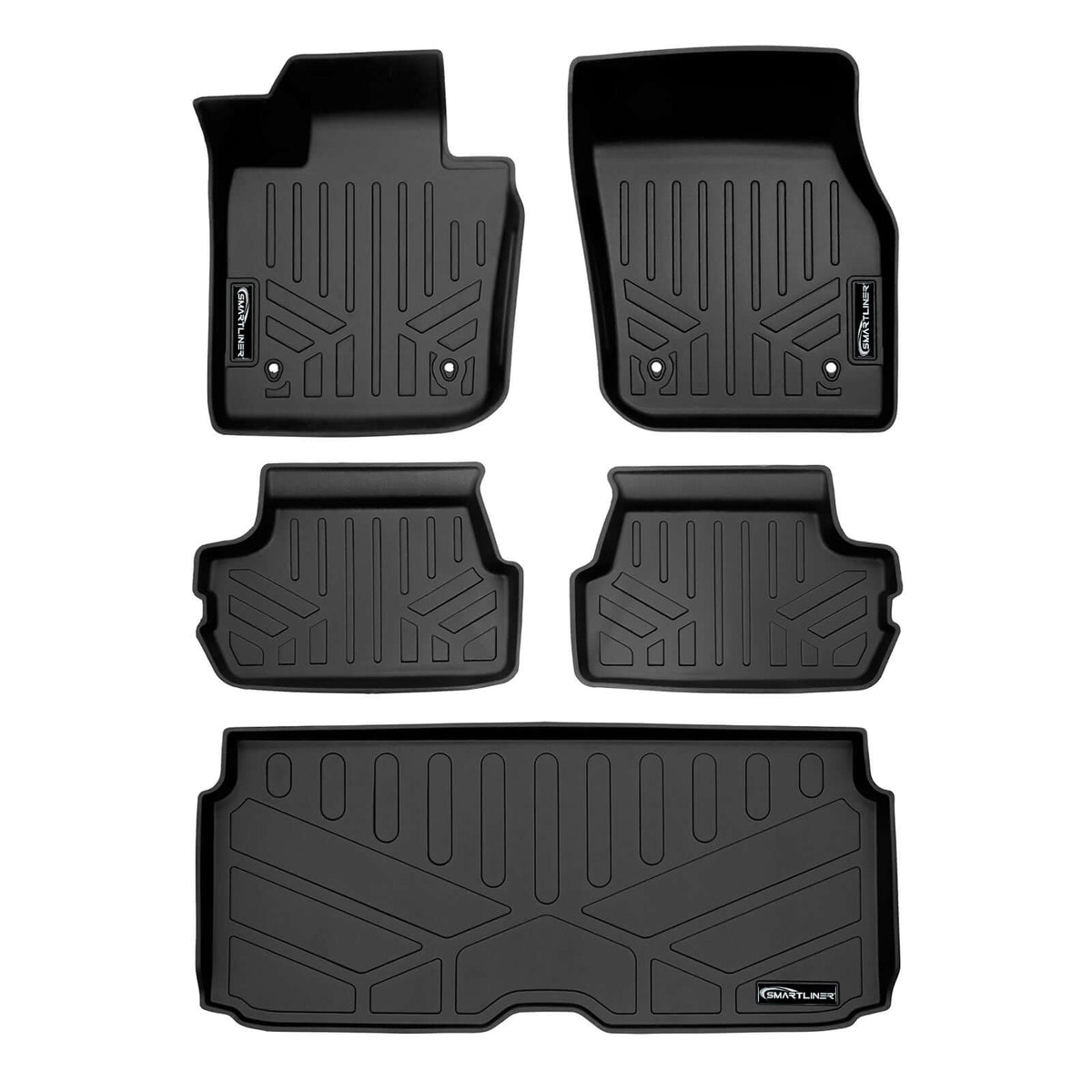 SMARTLINER Custom Fit Floor Liners For 2022-2024 MINI Hardtop 2-Door Automatic Transmission