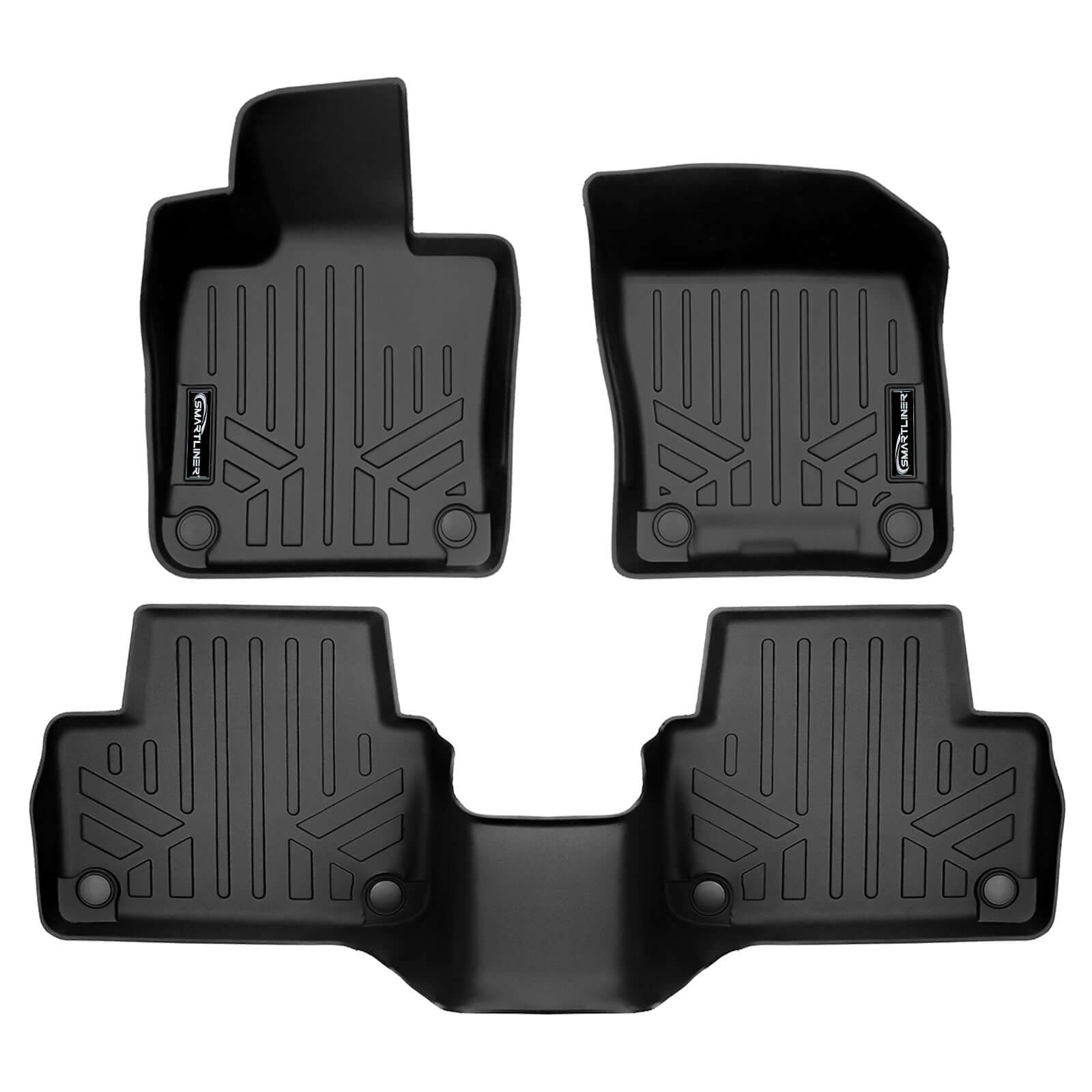 SMARTLINER Custom Fit Floor Liners For 2019-2025 Volvo S60