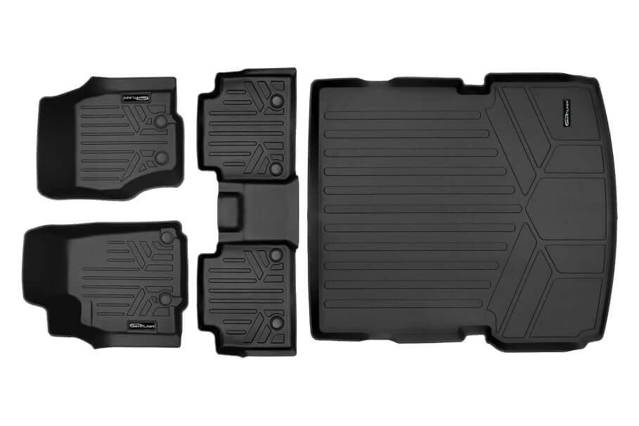 SMARTLINER Custom Fit Floor Liners For 2021-2025 Jeep Grand Cherokee L w/ 2nd Row Bucket Seats and center console