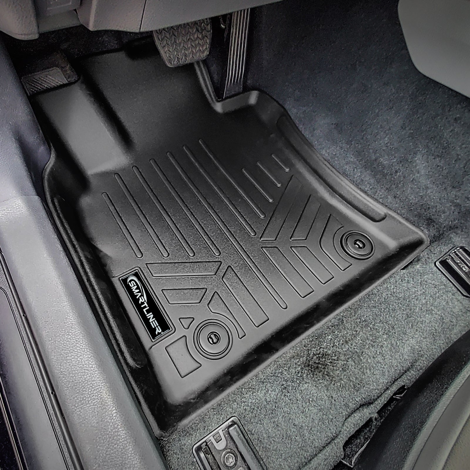 2018-2021 Toyota Camry Floor Mats All Weather Custom Fit Front & Second Row Seat Floor Liners Black