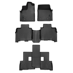 SMARTLINER Custom Fit Floor Liners For 2023-2024 Toyota Sequoia (8 Passenger Models)