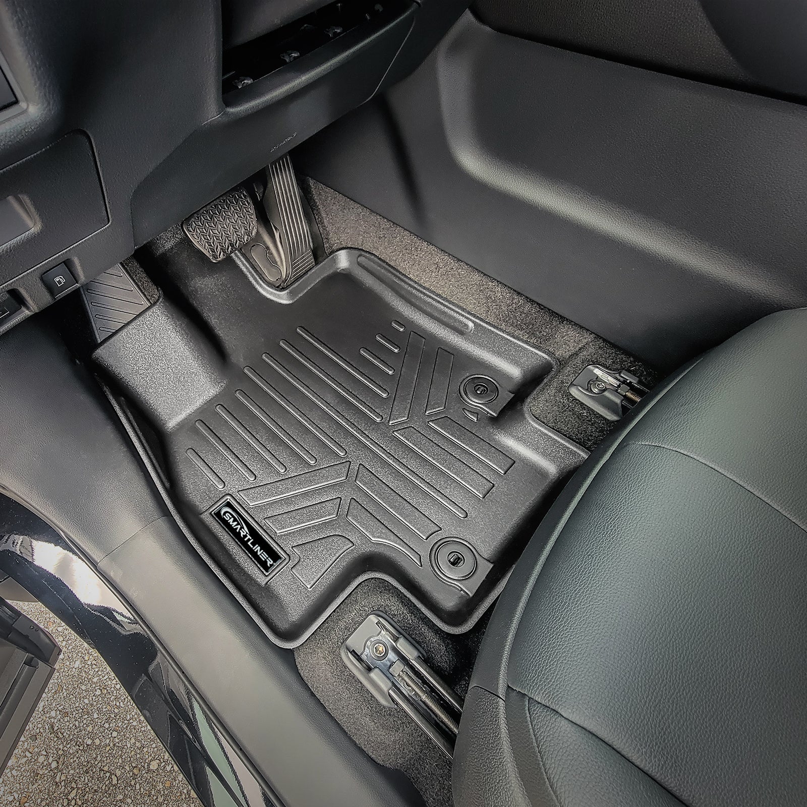 WAYIDSS Trunk Mat Custom Fit for 2024 Toyota Grand Highlander (Include  Hybrid) （No Suitable to XLE）&Fit Lexus TX,(Trunk with Speaker On The Left)  TPE