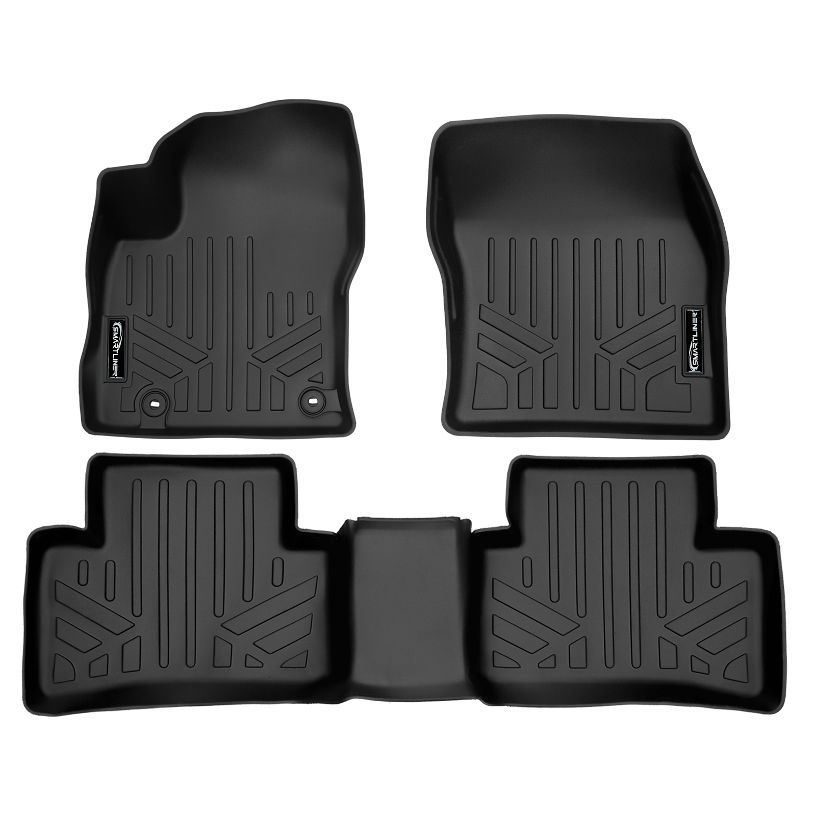 SMARTLINER Custom Fit Floor Liners For 2023-2024 Toyota Corolla Cross Hybrid (Fits AWD)