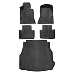 SMARTLINER Custom Fit Floor Liners For 2022-2024 Mercedes Benz C-Class (Sedan Models Only)