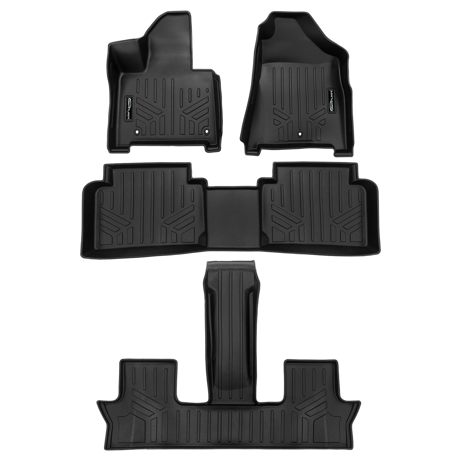 SMARTLINER Custom Fit Floor Liners For 2024 - 2025 Hyundai Santa Fe