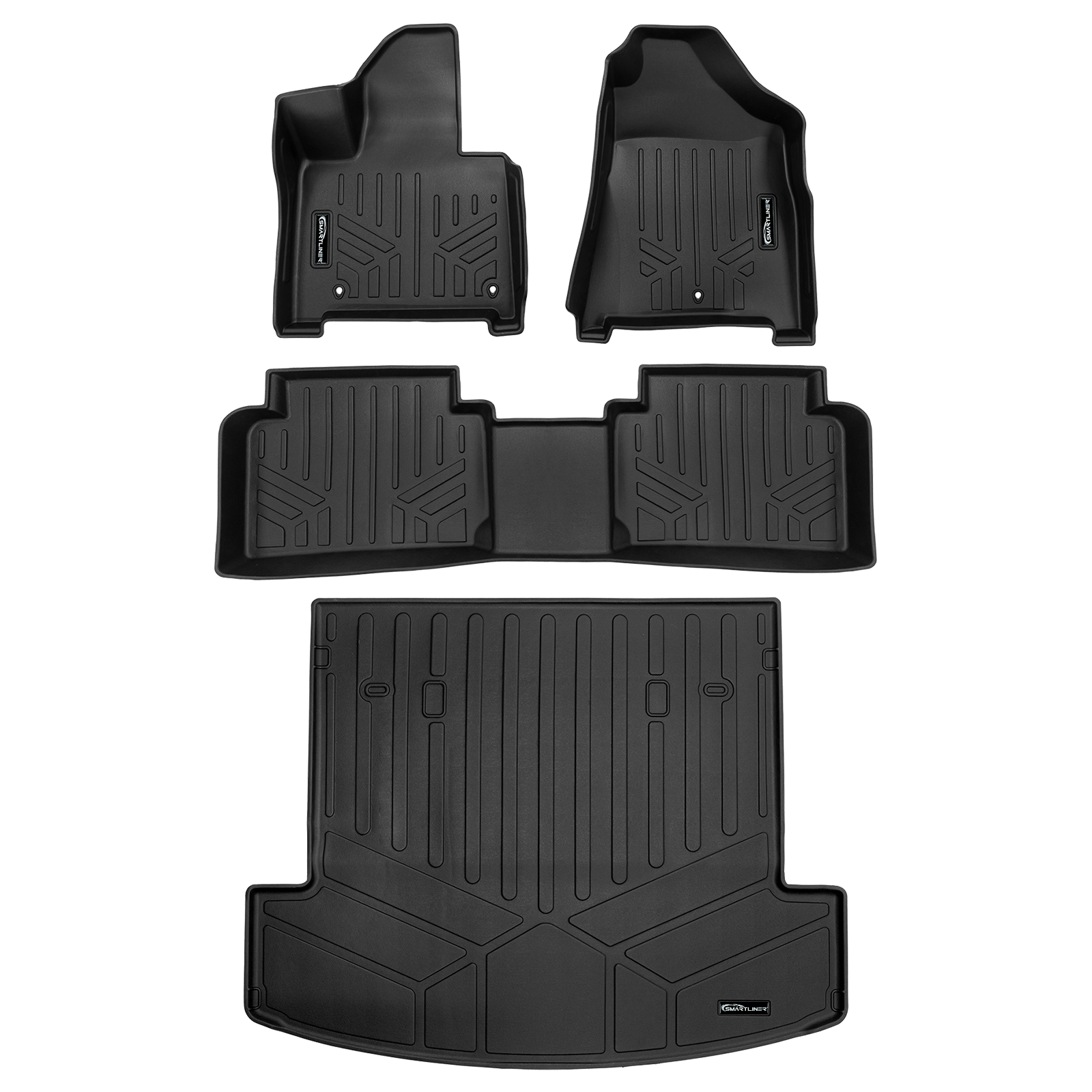 SMARTLINER Custom Fit Floor Liners For 2024 - 2025 Hyundai Santa Fe