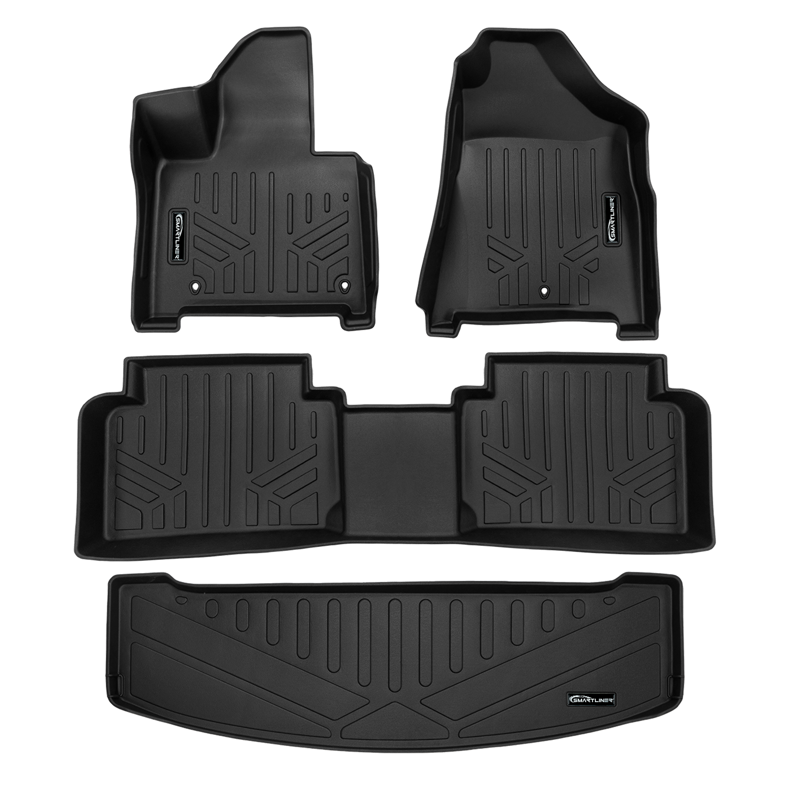 SMARTLINER Custom Fit Floor Liners For 2024 - 2025 Hyundai Santa Fe