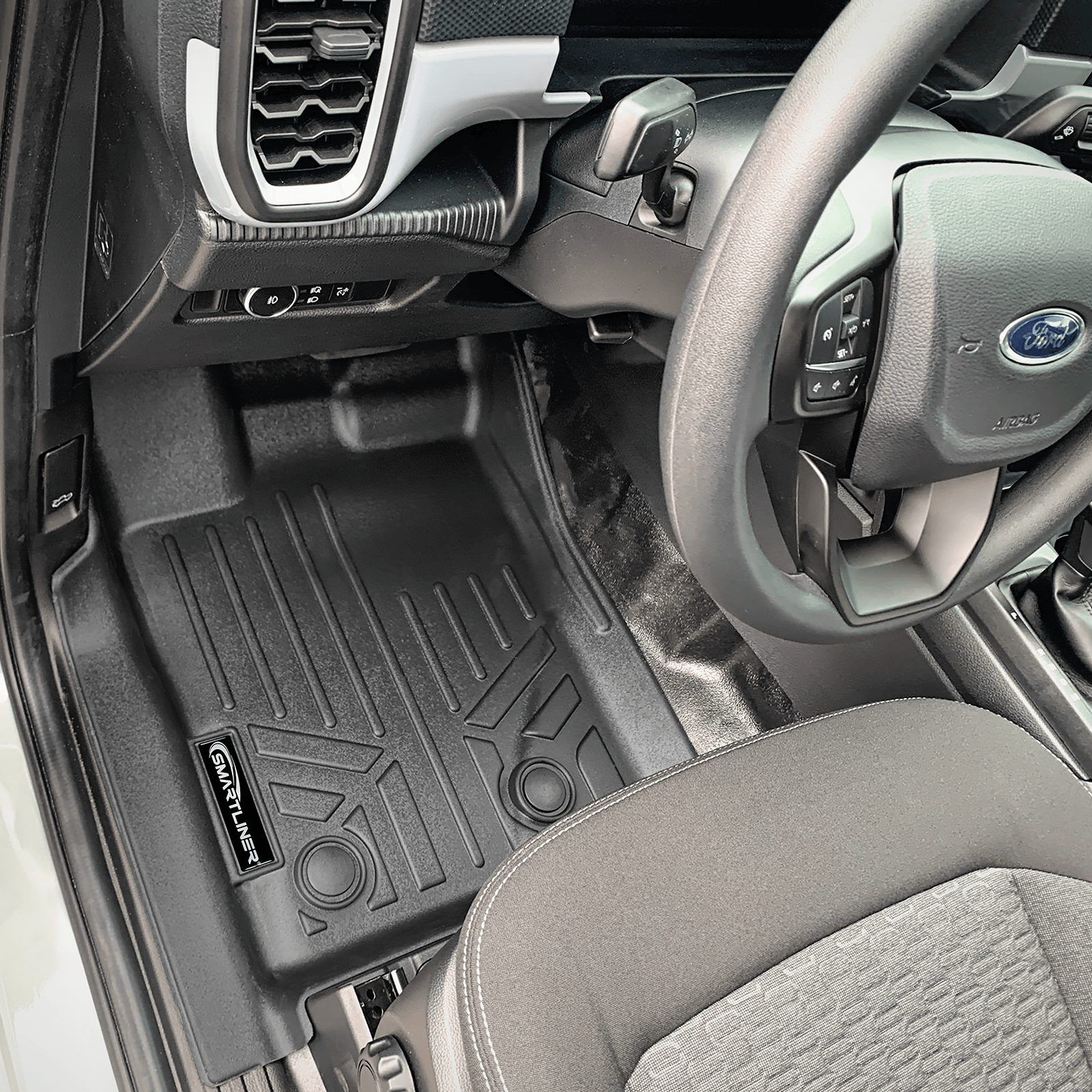 SMARTLINER Custom Fit Floor Liners For 2024 - 2025 Ford Ranger Super Crew Cab