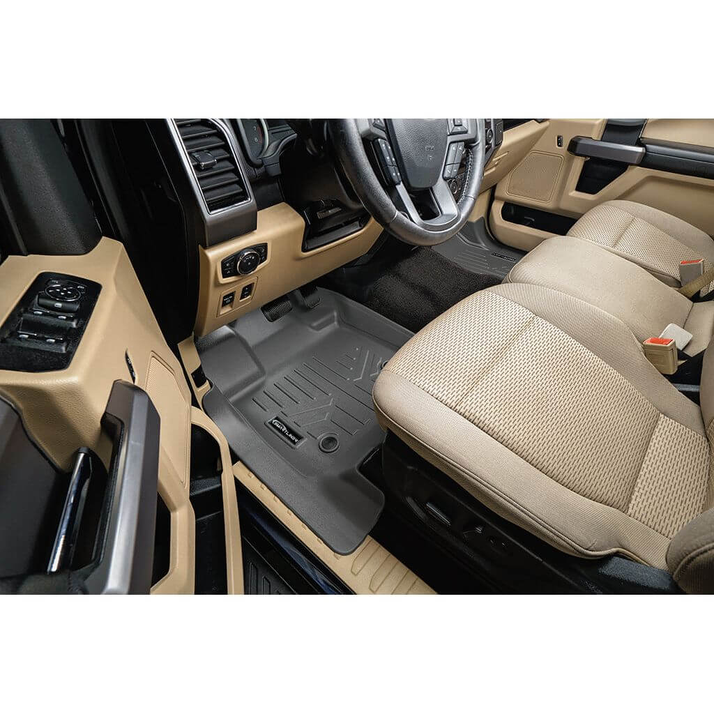 SMARTLINER Custom Fit Floor Liners For 2015-2024 Ford F-150 SuperCab with 1st Row Bench Seat