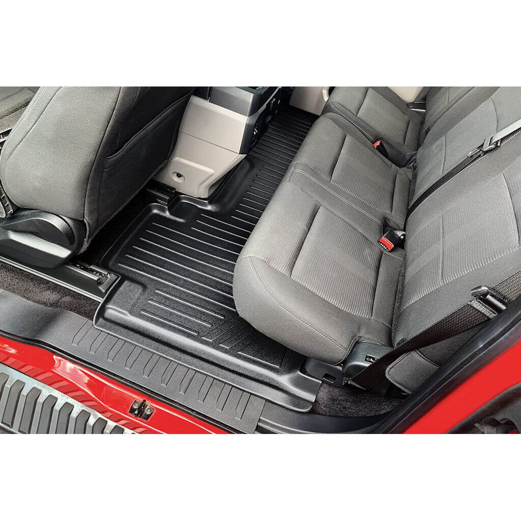 SMARTLINER Custom Fit Floor Liners For 2015-2024 Ford F-150 SuperCab with 1st Row Bucket Seats Carpeted Flooring