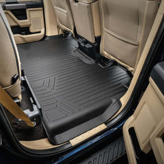 SMARTLINER Smart Coverage™ Custom Fit Floor Liners For 2015-2024 Ford F-150 SuperCrew Cab with 1st Row Bench Seat (No OTH and no 2nd Row Underseat Storage) Vinyl Flooring