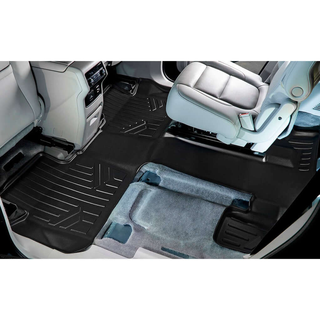 SMARTLINER Custom Fit Floor Liners For Black for 2017-2023 GMC Acadia (6Passenger)