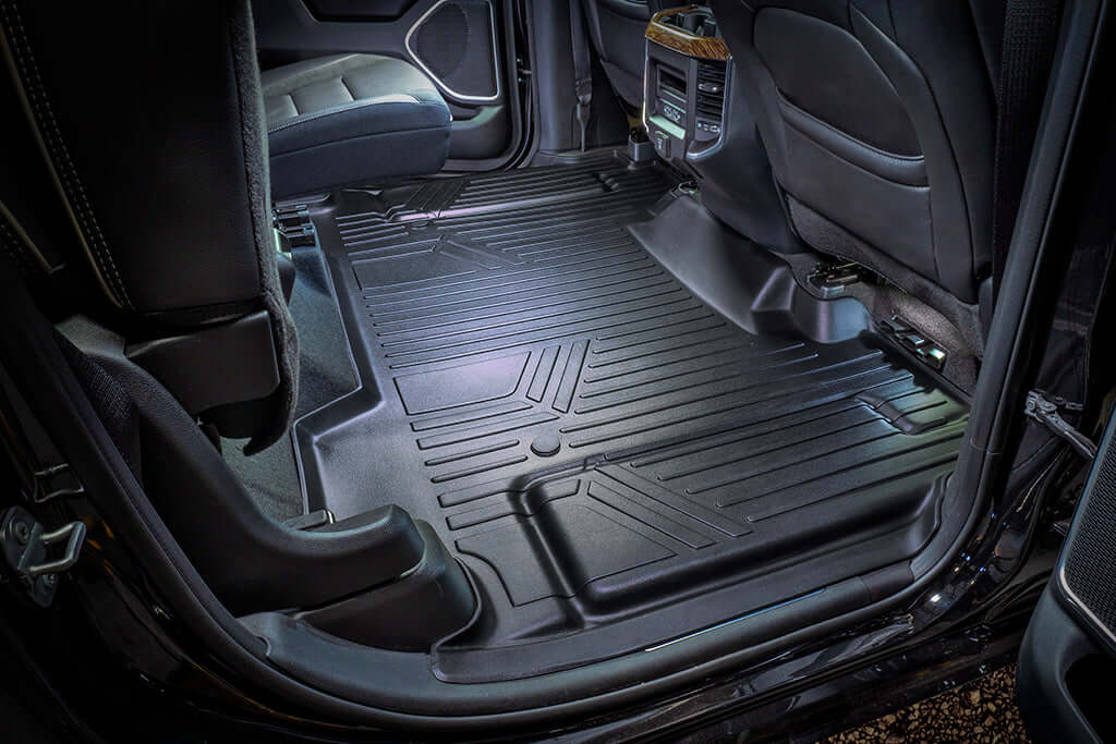 SmartCoverage™ Custom Fit Floor Liners For 2019-2024 Ram 1500 Crew Cab without Rear Underseat Storage Box