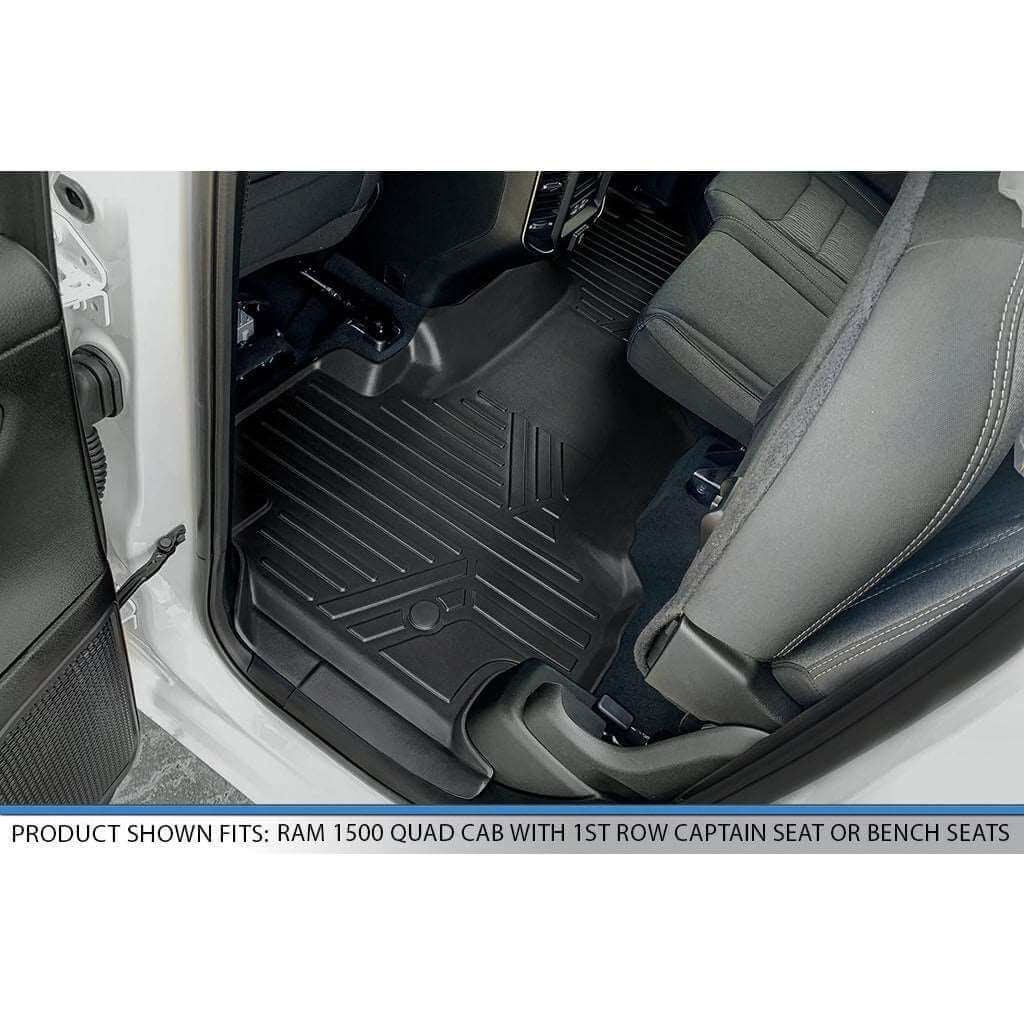 SMARTLINER Custom Fit for 19-20 Ram 1500 Quad Cab Vinyl Floor with 1st Row Bench Seat - Smartliner USA