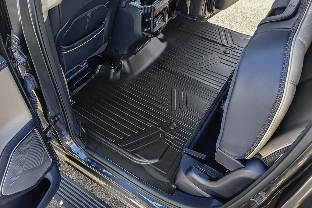 SMARTLINER Smart Coverage™ Custom Fit Floor Liners For 2019 - 2024 Ram 1500 Crew Cab with Rear Underseat Storage Box