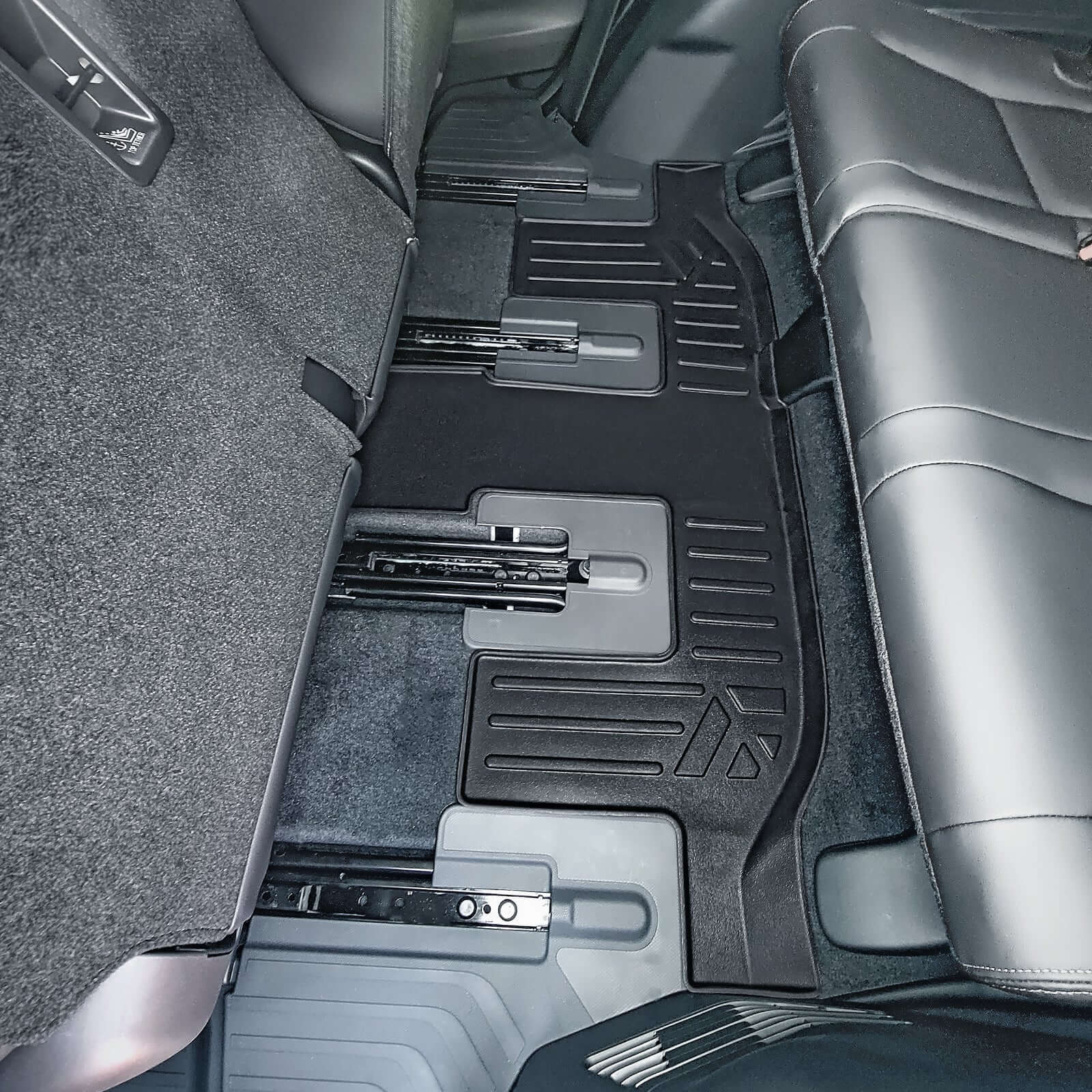 SMARTLINER Custom Fit Floor Liners For 2019-2024 Subaru Ascent with 2nd Row Bench Seat and No Subwoofer in the Cargo Area