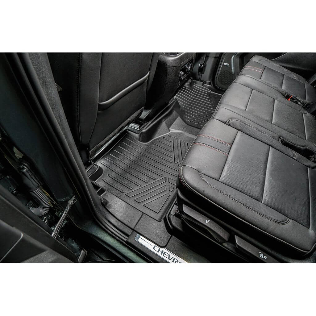 SMARTLINER Custom Fit Floor Liners For 2021-2024 GMC Yukon XL/ Yukon Denali XL with 2nd Row Bench Seat