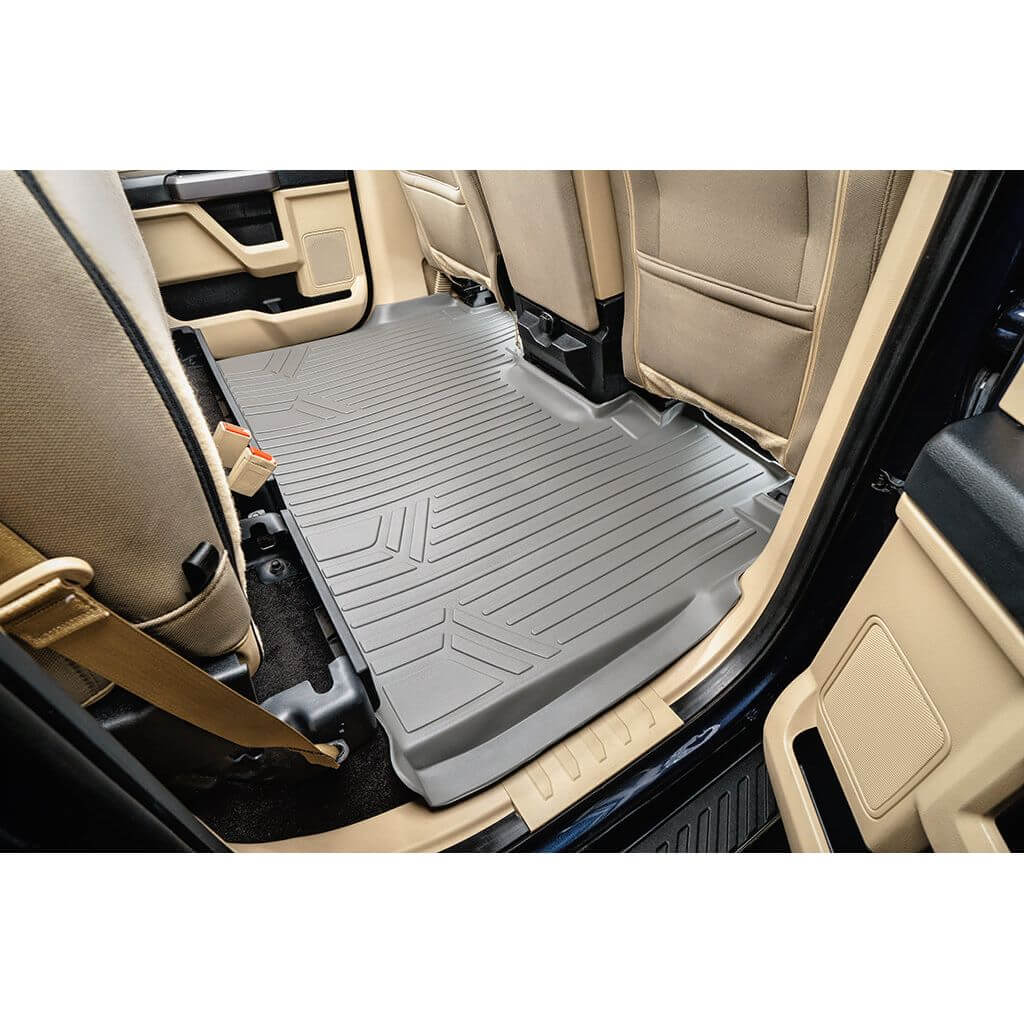 SMARTLINER Smart Coverage™ Custom Fit Floor Liners For 2015-2024 Ford F-150 SuperCrew Cab With 1st Row Bench Seat No 2nd Row Underseat Storage