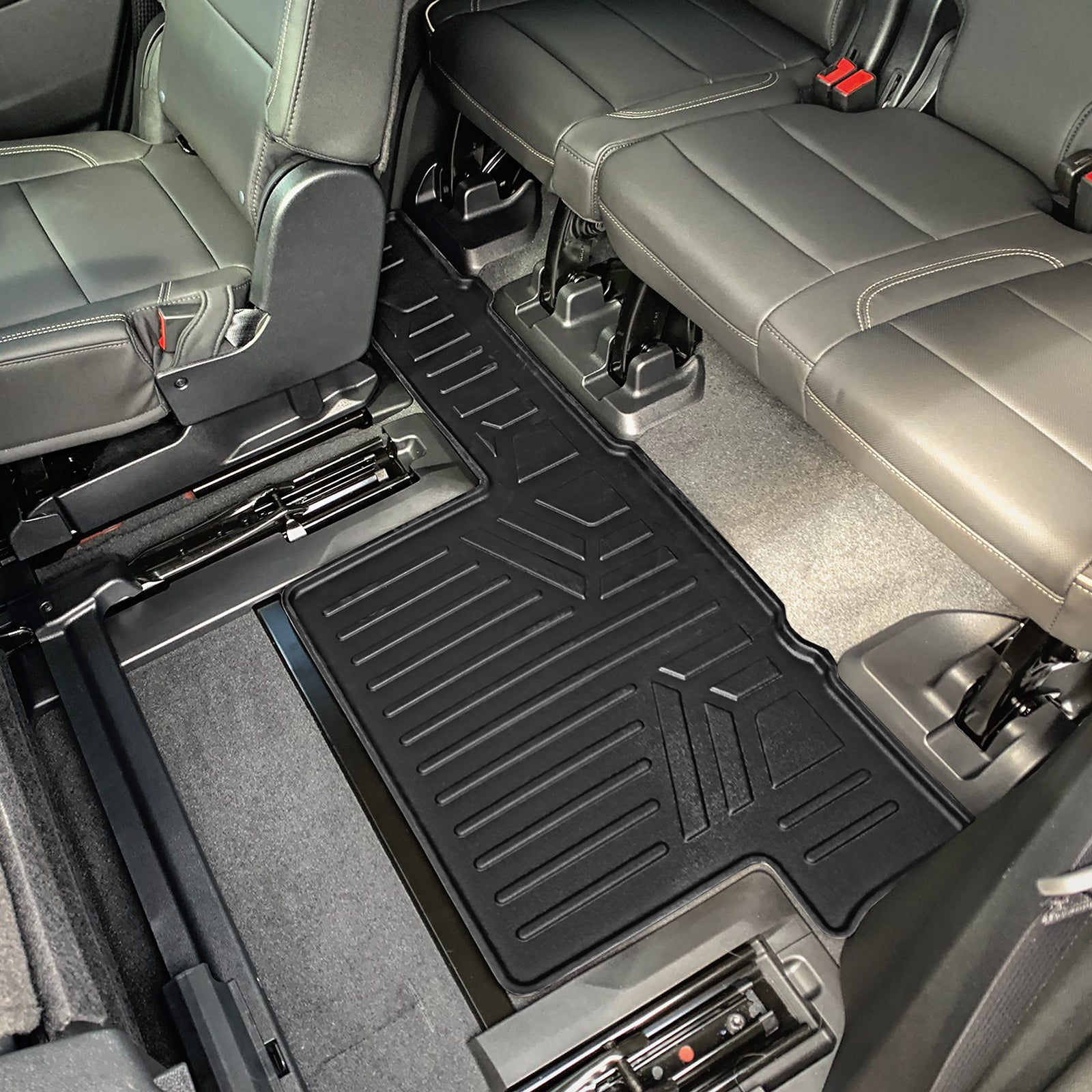 SMARTLINER Custom Fit Floor Liners For 2021-2024 Cadillac Escalade with 2nd Row Bench Seat