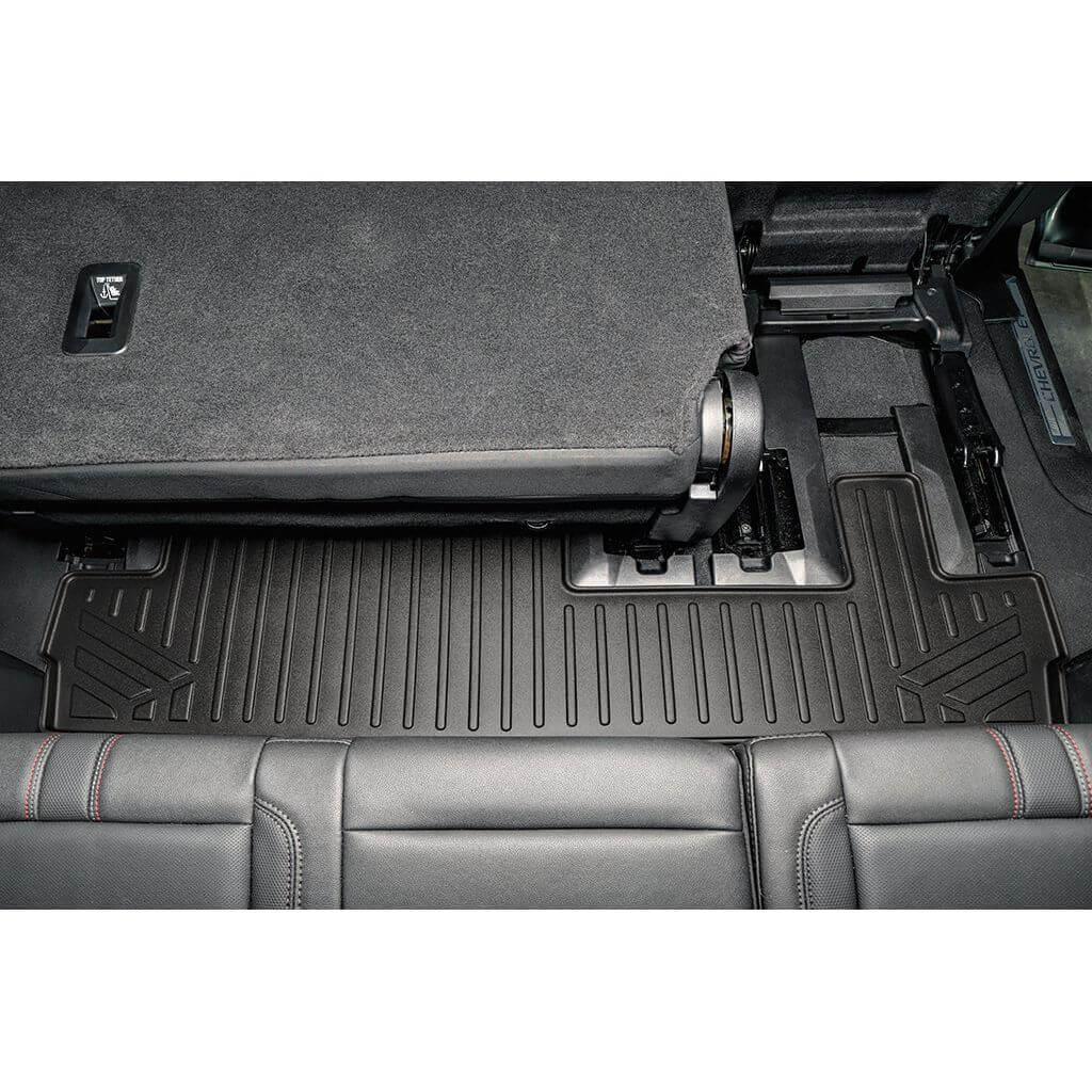 SMARTLINER Custom Fit Floor Liners For 2021-2024 Chevrolet Suburban with 2nd Row Bench Seat