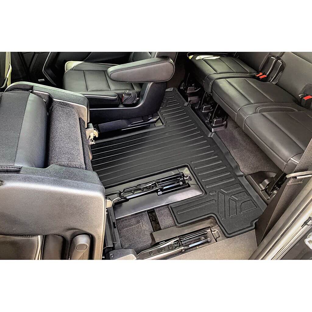 SMARTLINER Custom Fit Floor Liners For 2021-2024 Cadillac Escalade ESV with 2nd Row Bucket Seats