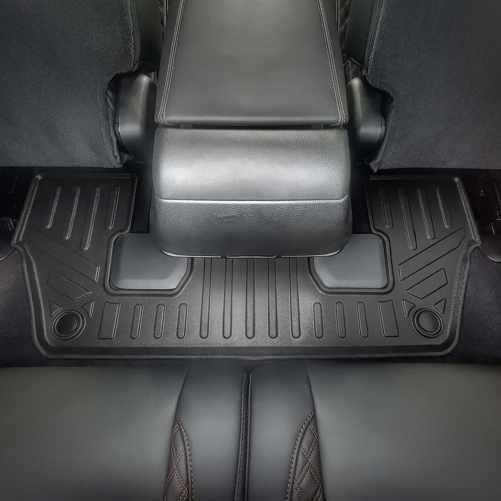 SMARTLINER Custom Fit Floor Liners For 2021-2025 Jeep Grand Cherokee L w/ 2nd Row Bucket Seats and center console