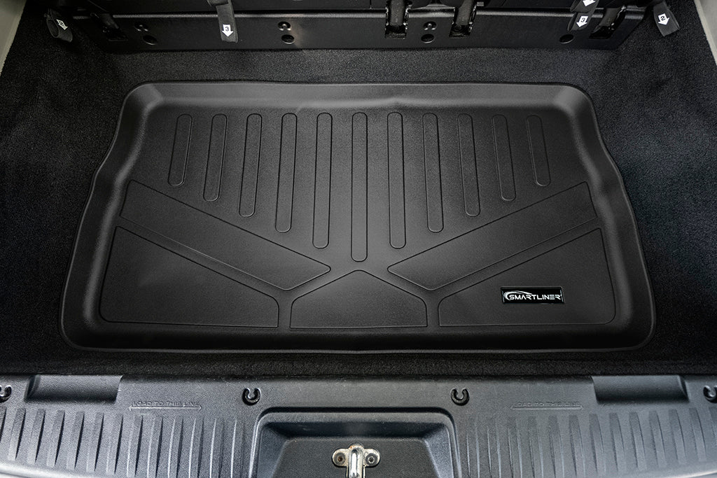 SMARTLINER Custom Fit Floor Liners For 2013-2020 with 2nd Row Bench Seat and No Supr Console