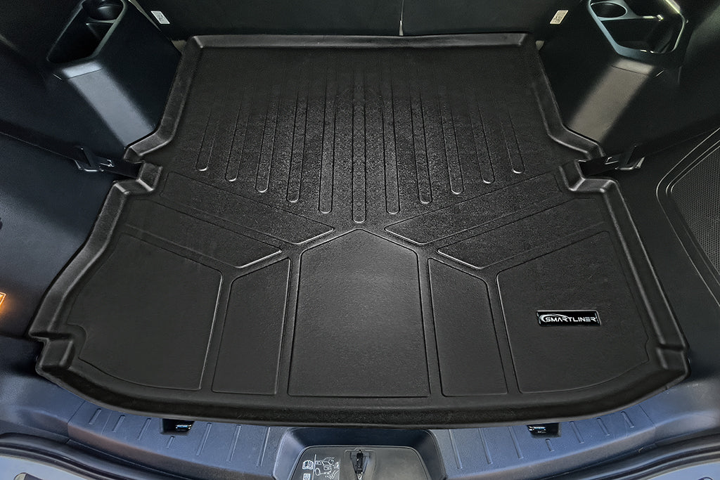 SMARTLINER Custom Fit Floor Liners For 2017-2019 Ford Explorer without 2nd Row Center Console