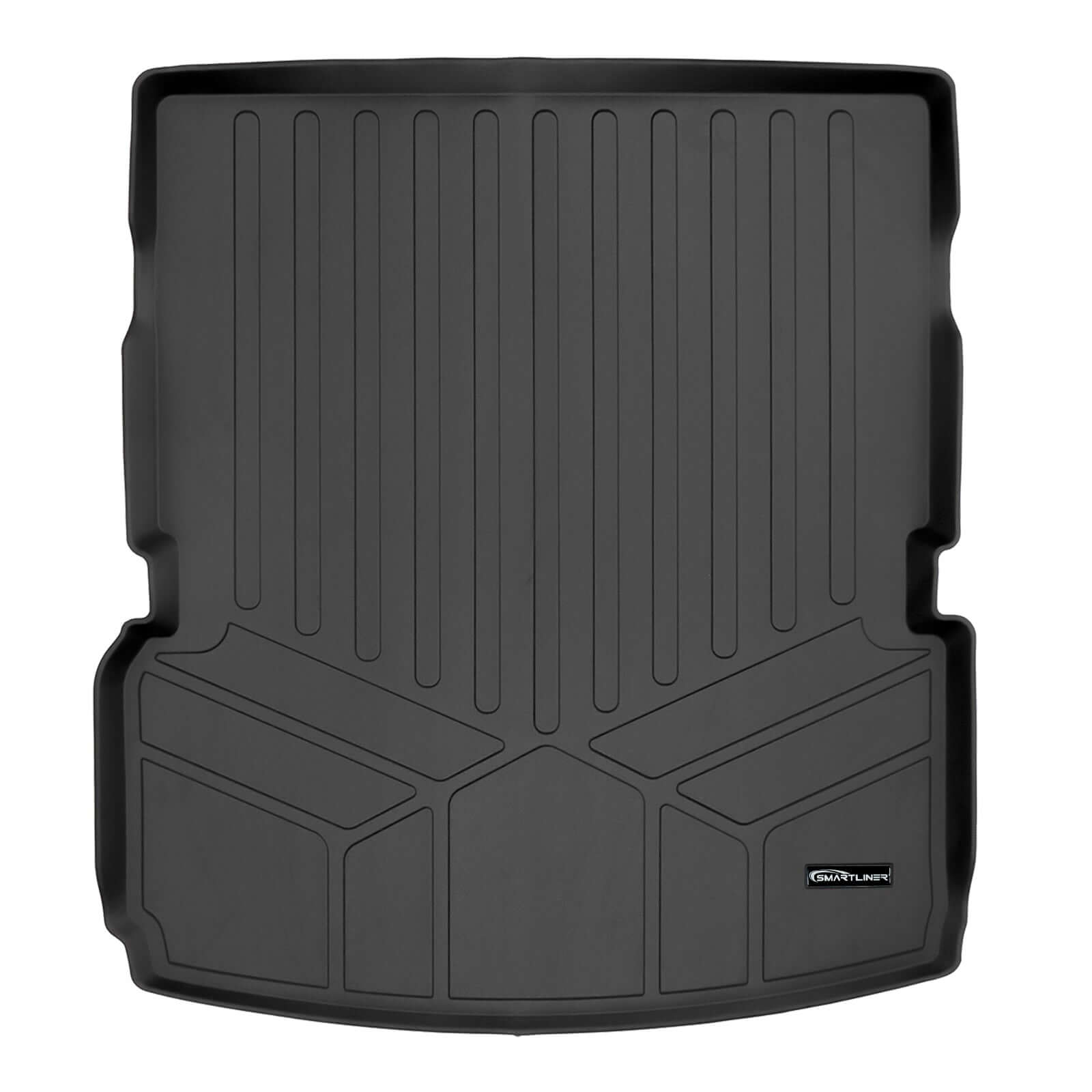 SMARTLINER Custom Fit Floor Liners For 2021-2025 Jeep Grand Cherokee L with 2nd Row Bucket Seat No Center Console with in between Coverage (No subwoofer)