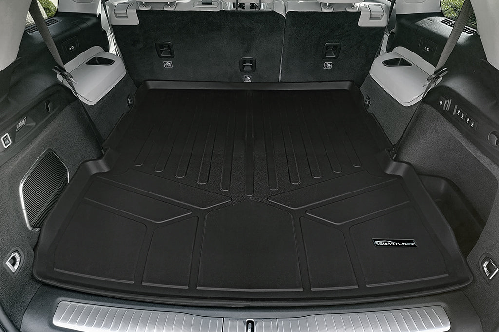 SMARTLINER Custom Fit Floor Liners For 2021-2024 Jeep Grand Cherokee L w/ 2nd Row Bench Seat (No subwoofer)