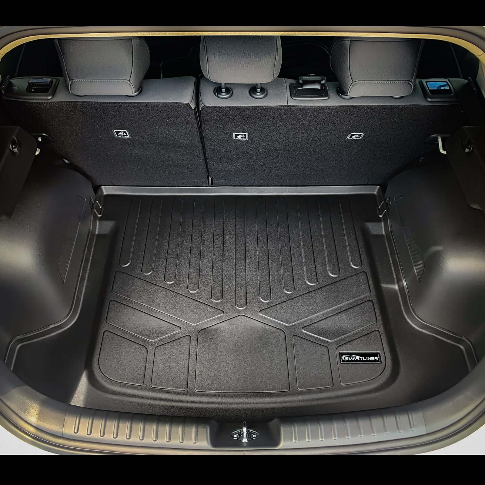 SMARTLINER Custom Fit Floor Liners For 2023-2024 Kia Niro EV without dual level cargo board (Does Not Fit Plug-In Hybrid Models)