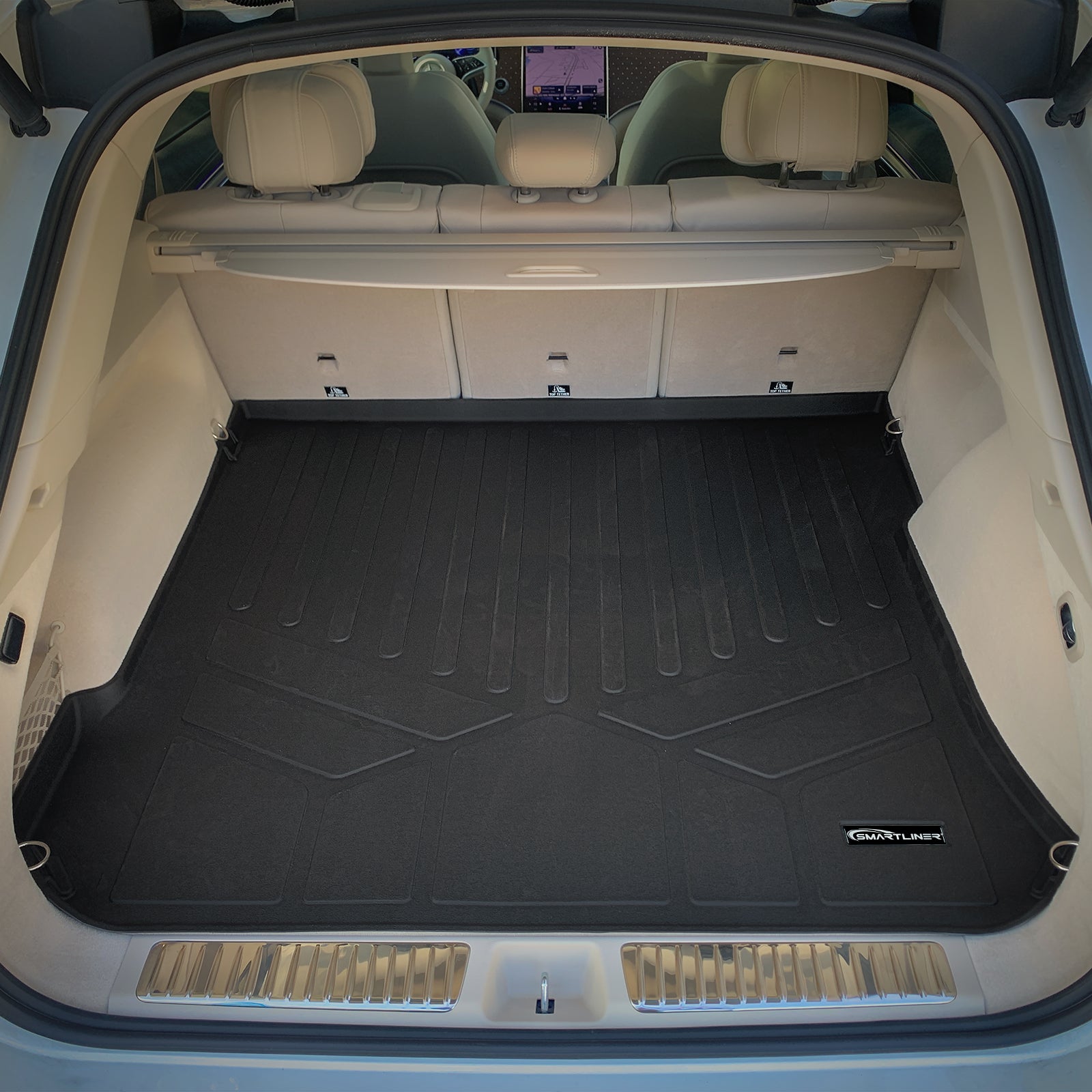 SMARTLINER Custom Fit Floor Liners For 2023-2024 Mercedes-Benz EQS SUV (Only Fits 5 Passenger Models)
