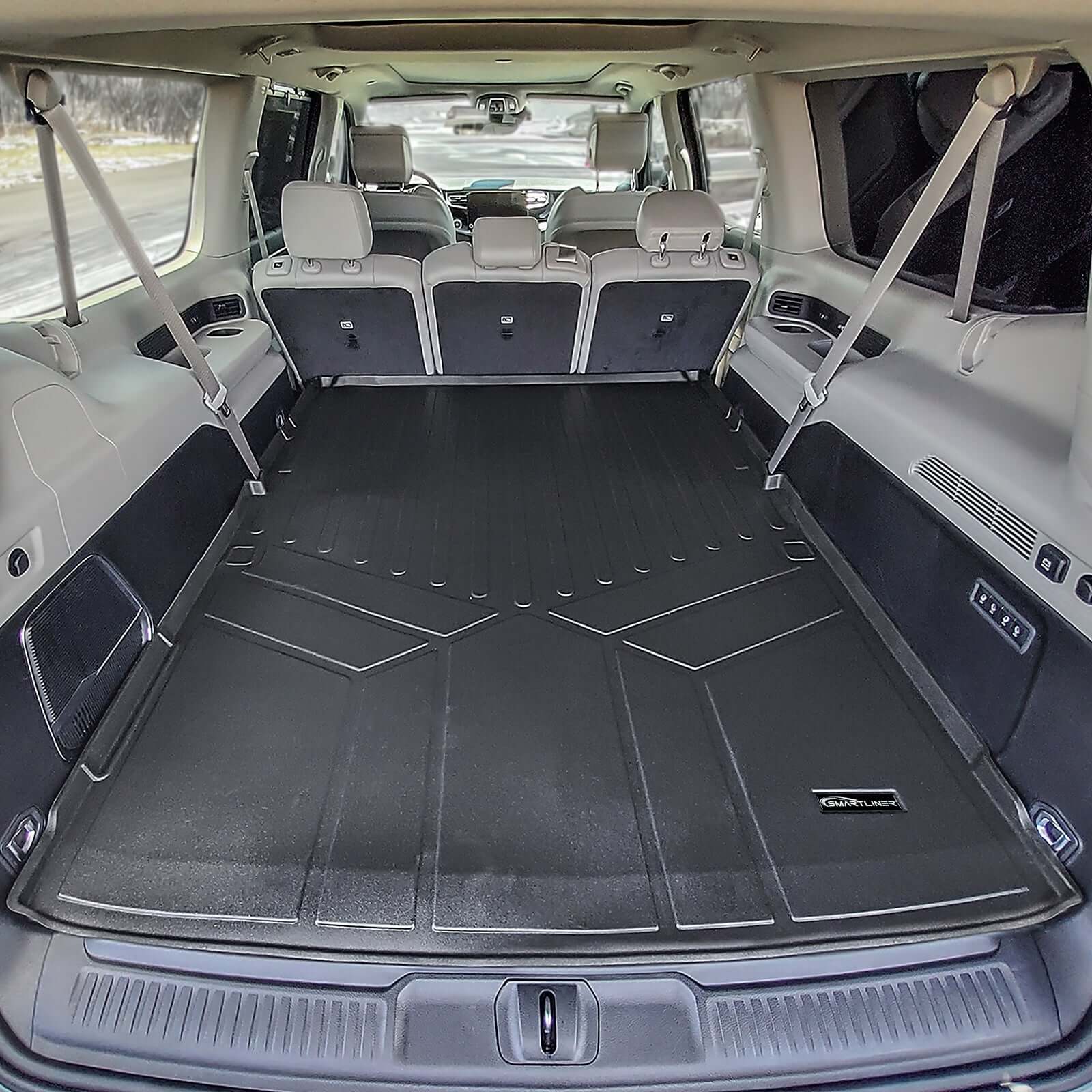 SMARTLINER Custom Fit Floor Liners For 2023-2024 Jeep Grand Wagoneer L (7 Passenger Model)